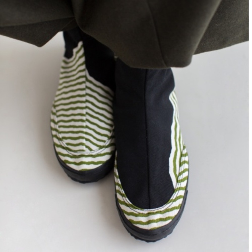 Japanese tabi ankle boot Sou sou Tokyo japan green